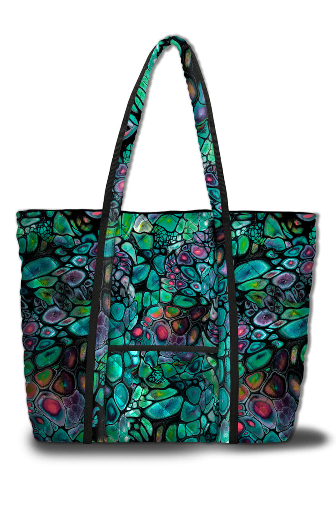 Dolcezza 73952 Green Maria Brookes Fantasy Print Bag - Experience Boutique