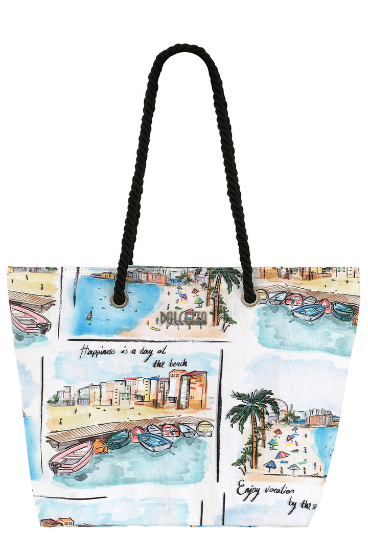 Dolcezza Bag Vacations By The Sea Print 25950 - Experience Boutique