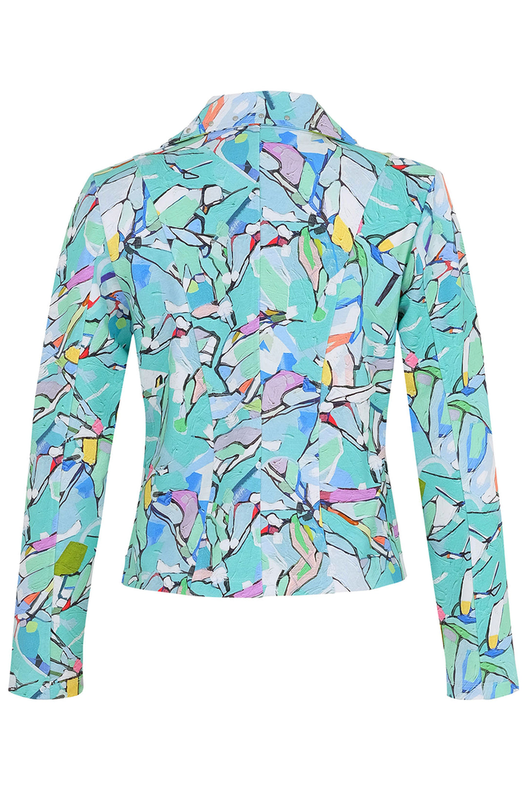 Dolcezza Jacket Half Moon Morning Print 25620 - Experience Boutique