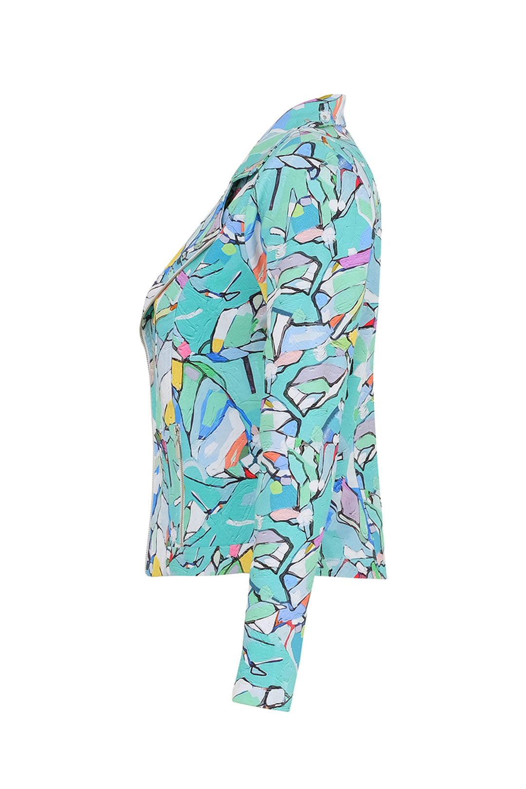 Dolcezza Jacket Half Moon Morning Print 25620 - Experience Boutique