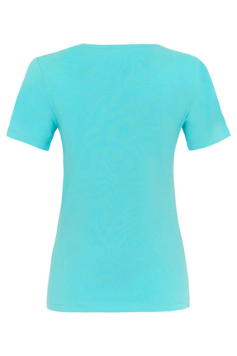 Dolcezza T-Shirt V-Neck Aqua Blue 25501 - Experience Boutique