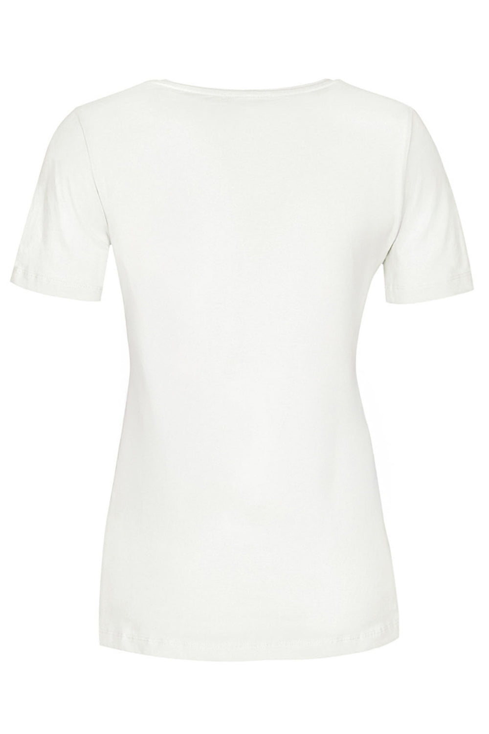 Dolcezza T-Shirt V-Neck White 25501 - Experience Boutique