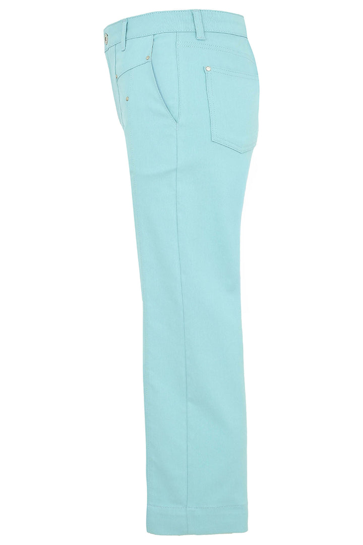 Dolcezza Trousers Wide Leg Seafoam Blue 25203 - Experience Boutique