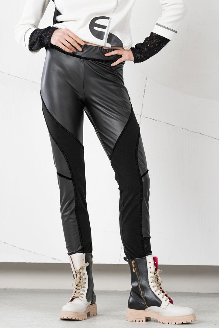 Elisa Cavaletti EJW246030701 02023 Black Nero Leggings - Experience Boutique