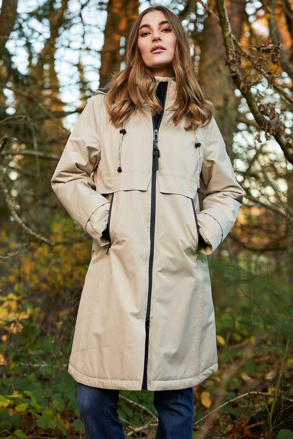 Frandsen 961 13 Winter Cream Water Resistant Raincoat - Experience Boutique