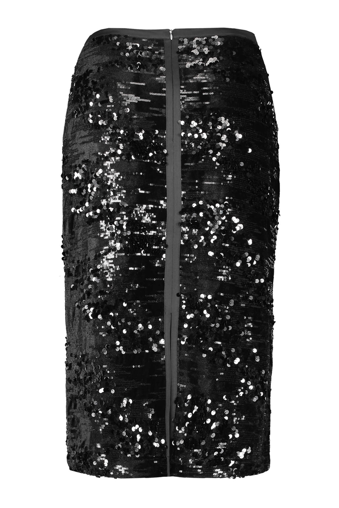 Gerry Weber 210023 Black Sequin Pencil Skirt - Experience Boutique