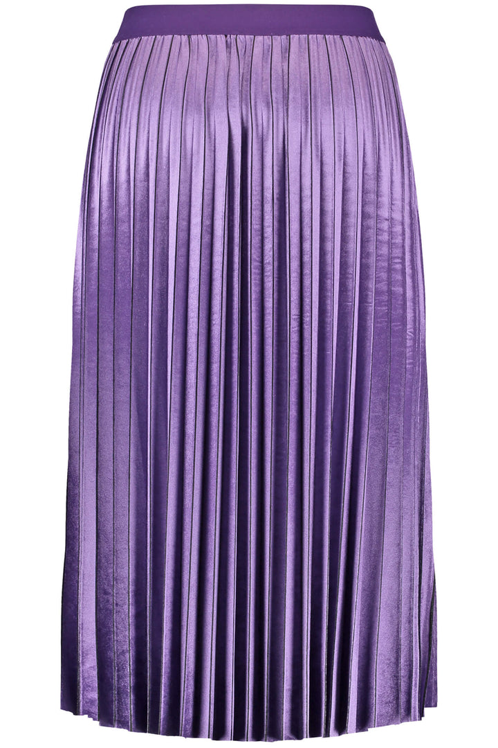 Gerry Weber 210036 Dark Violet Pleated Skirt - Experience Boutique