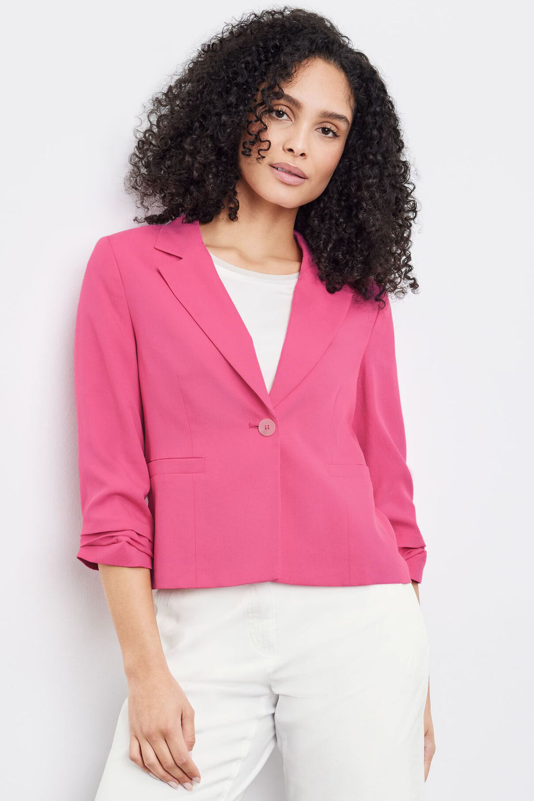 Gerry Weber 330041-31267 30913 Solar Pink Blazer Jacket - Experience Boutique