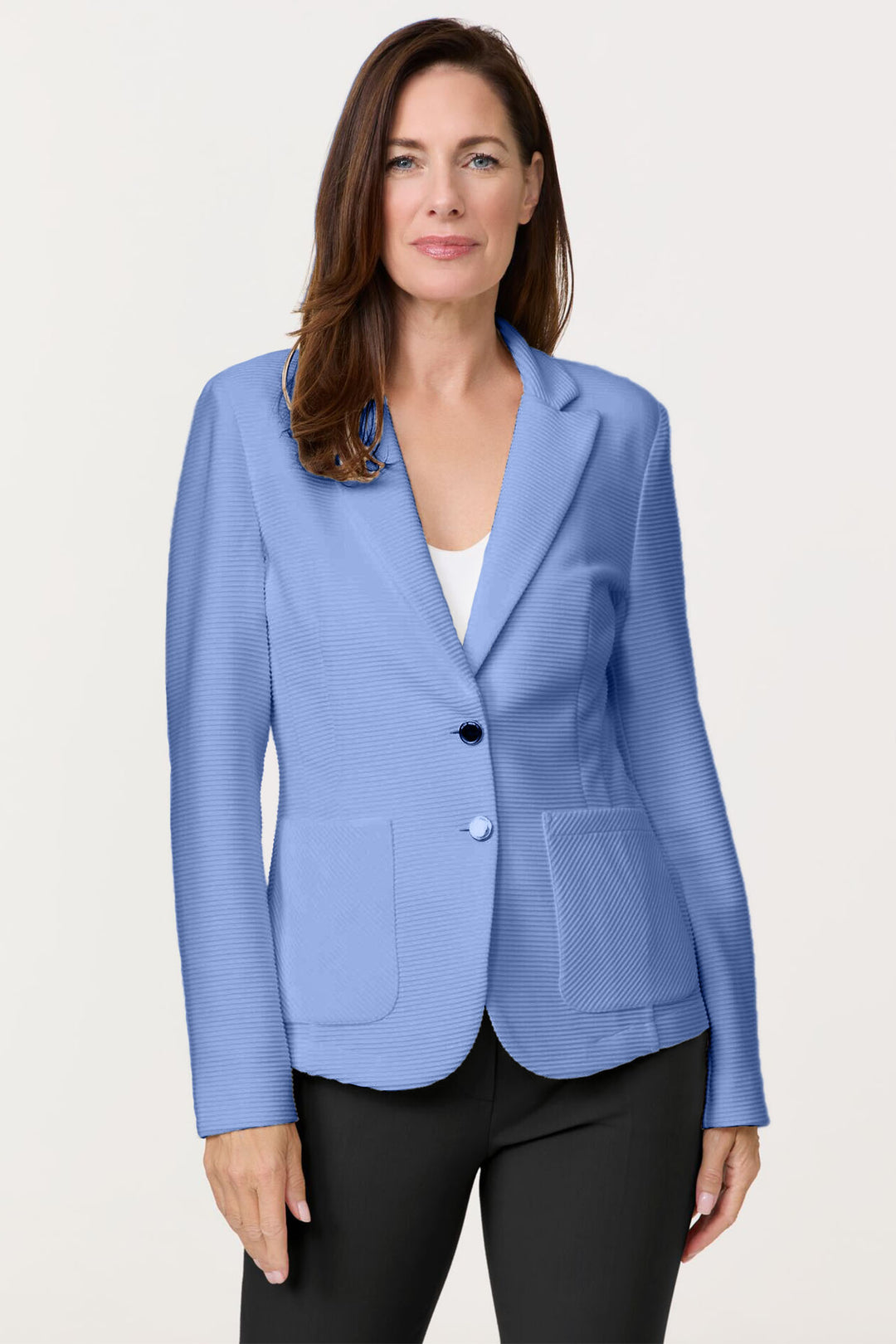 Gerry Weber 430044 Cloud Blue Riviera Jacket - Experience Boutique