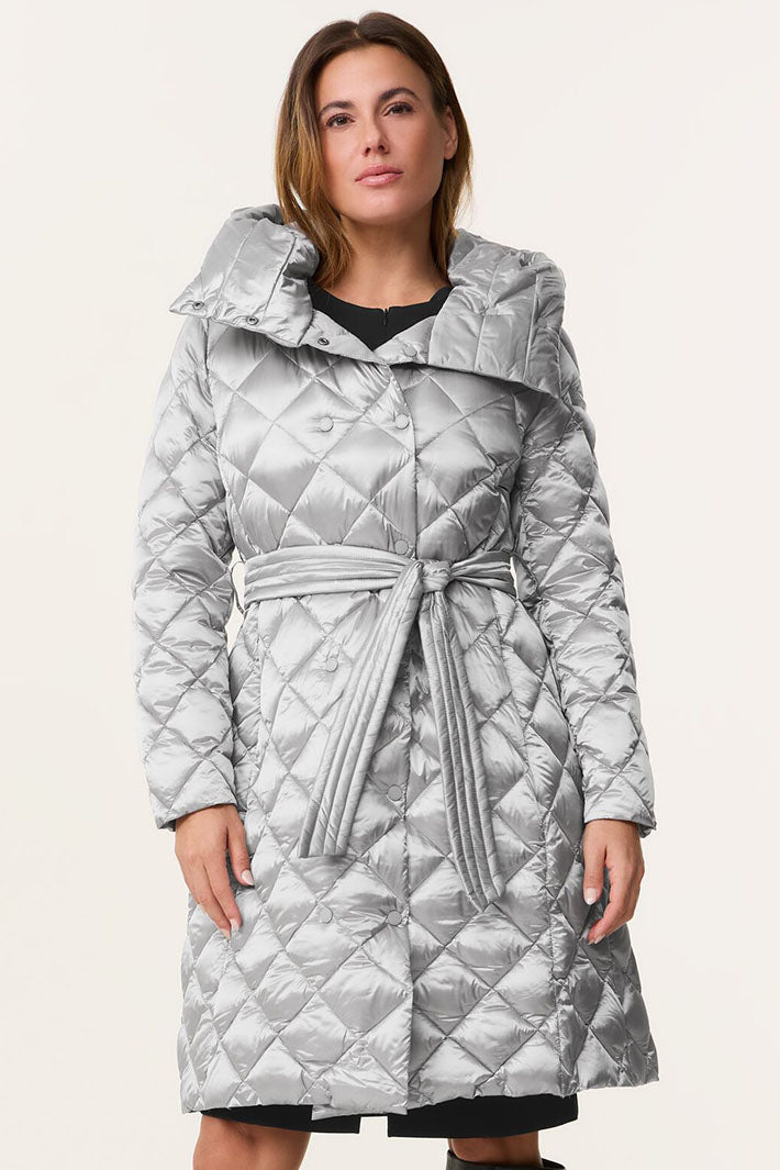 Gerry Weber 450207 Flint Quilted Longline Coat - Experience Boutique