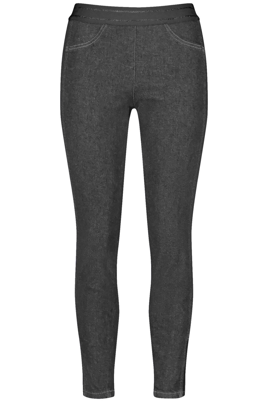 Gerry Weber Charcoal Grey Pull On Jeans 322092 - Experience Boutique