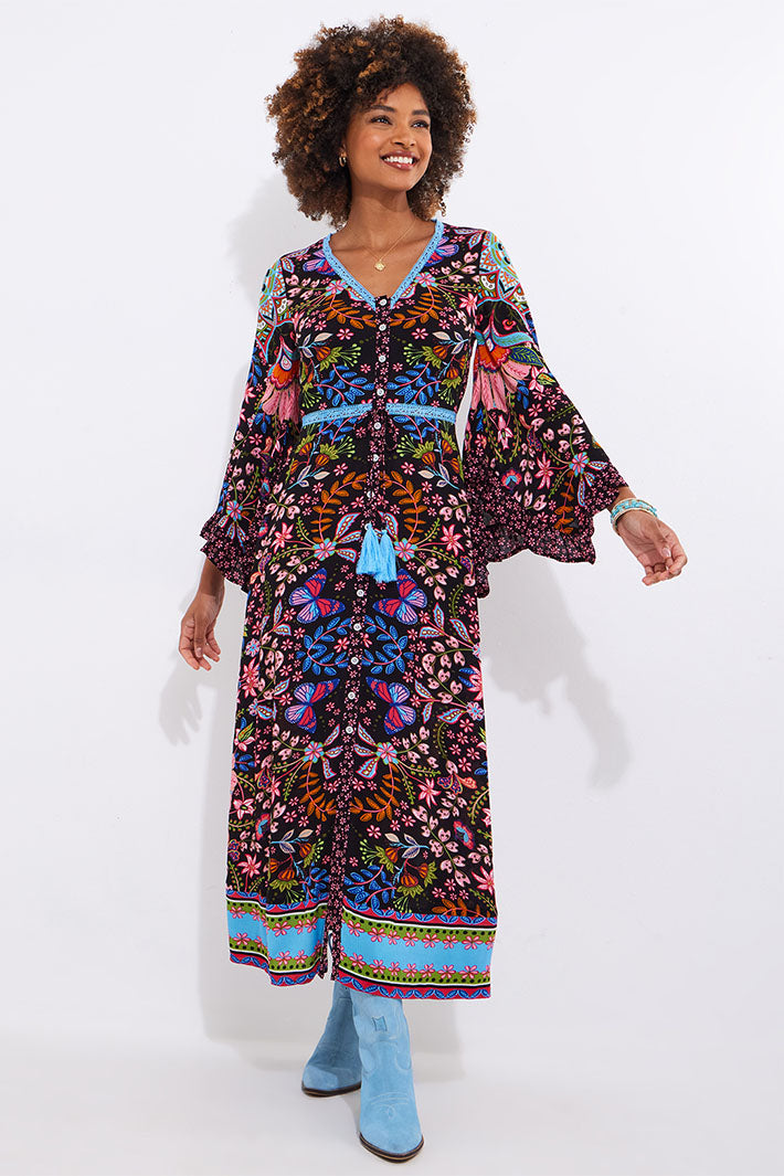 Joe Browns Butterfly Dreamer Boho Maxi Dress WF168A - Experience Boutique