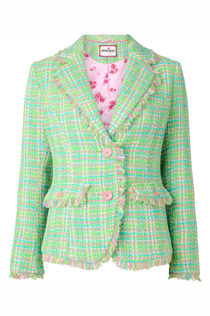 Joe Browns Step Into Spring Tweed Jacket WJ695A - Experience Boutique