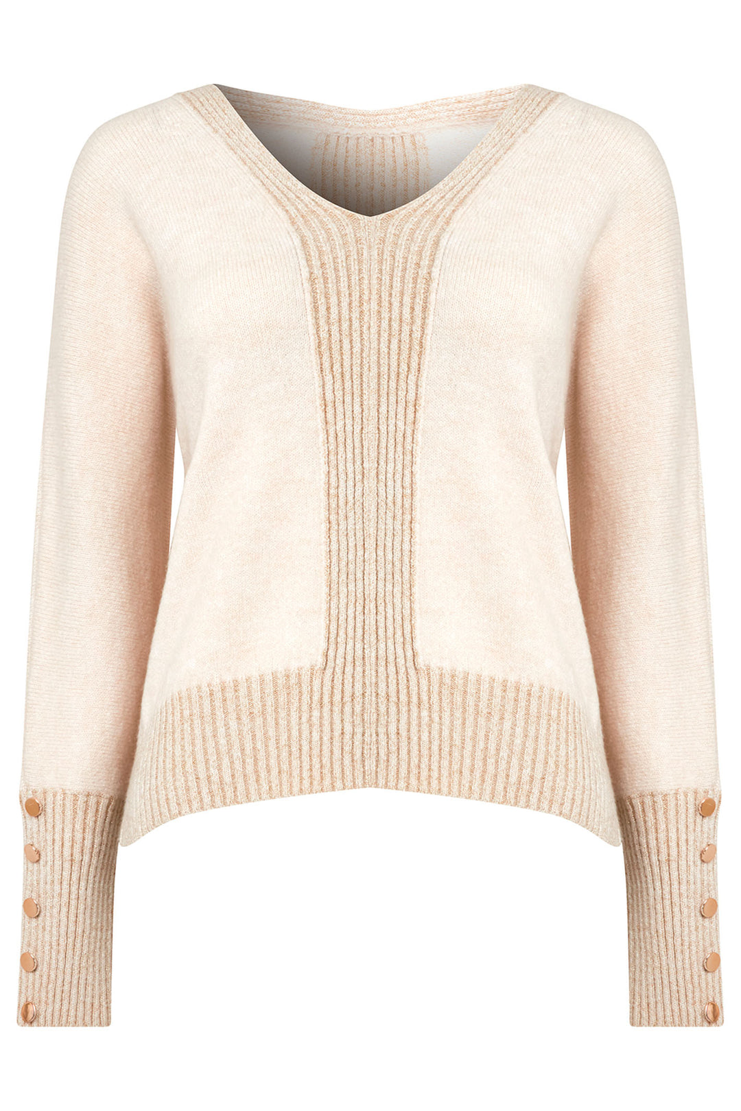 Joe Browns WK738 Cream Golden Glow Jumper - Experience Boutique