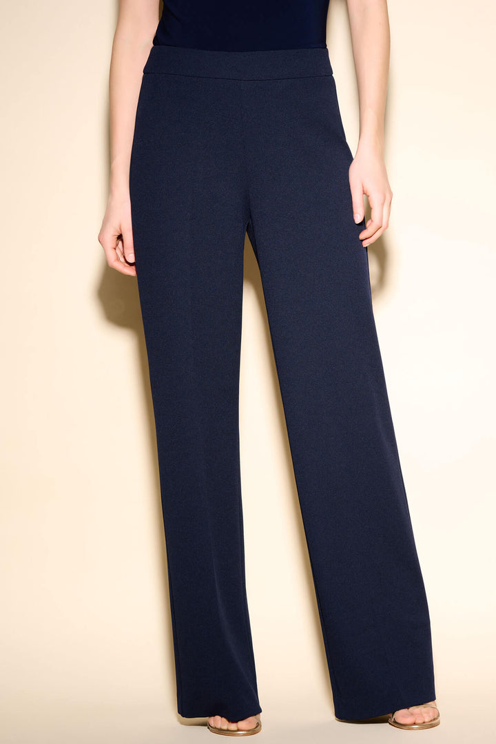 Joseph Ribkoff 233787 Midnight Navy Straight Leg Trousers - Experience Boutique