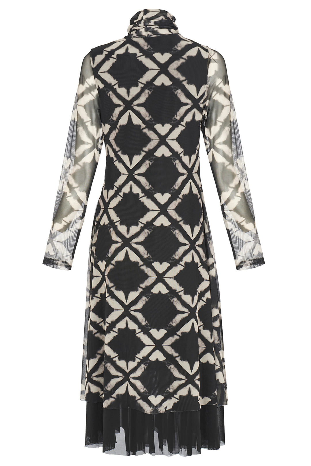 Kozan SH-1685 Mallory Optic Print Midi Dress - Experience Boutique