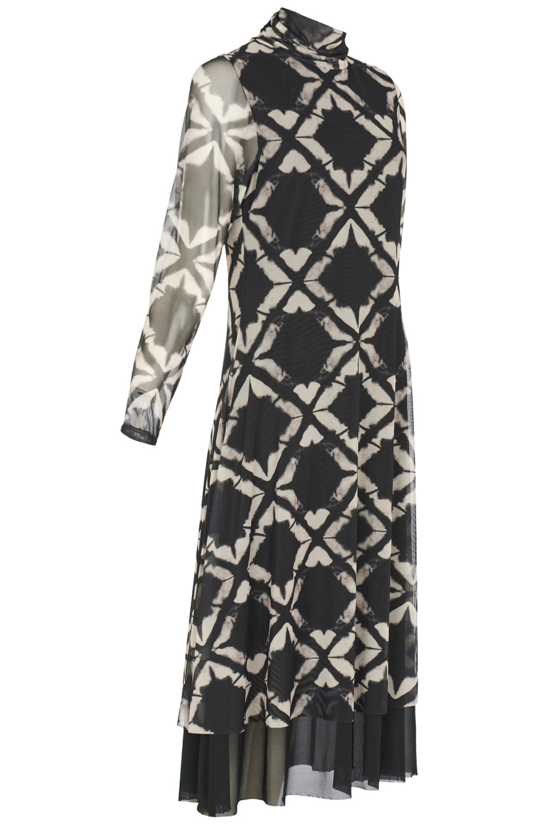 Kozan SH-1685 Mallory Optic Print Midi Dress - Experience Boutique