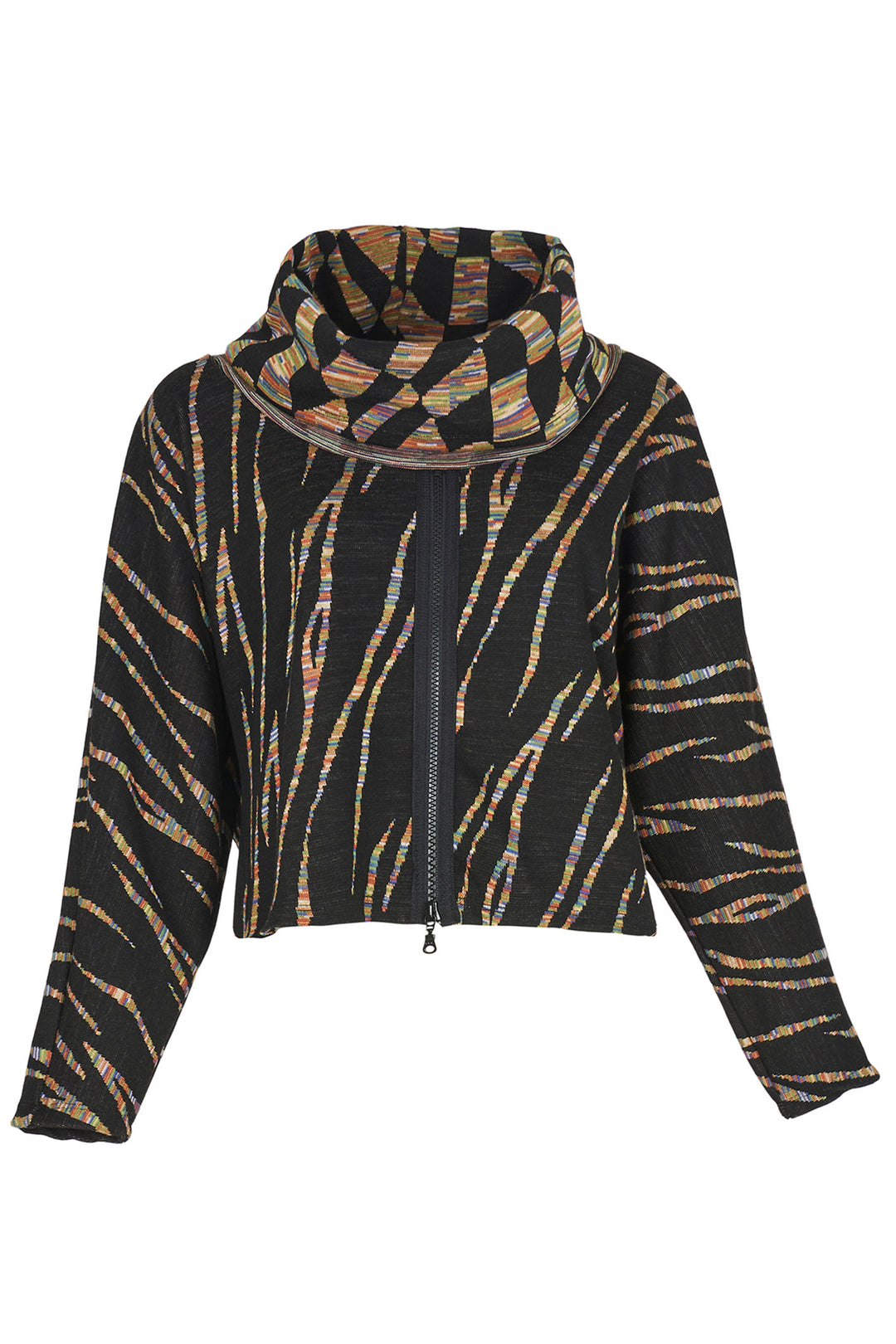 Kozan SW-4731 Dione Kaleidoscope Cowl Neck Jumper - Experience Boutique