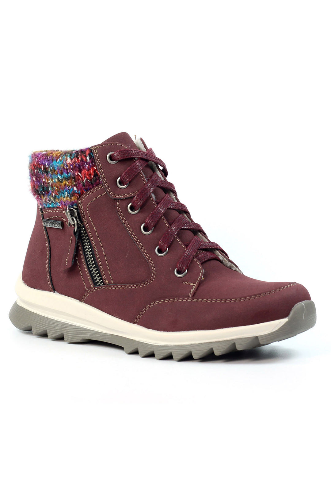 Lunar GLB115 Burgundy Buttermere Waterproof Ankle Boots - Experience Boutique