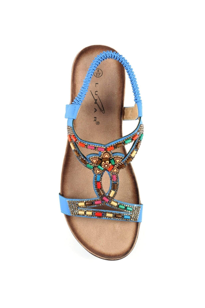 Lunar JLH331 Blue Mariella Sandal