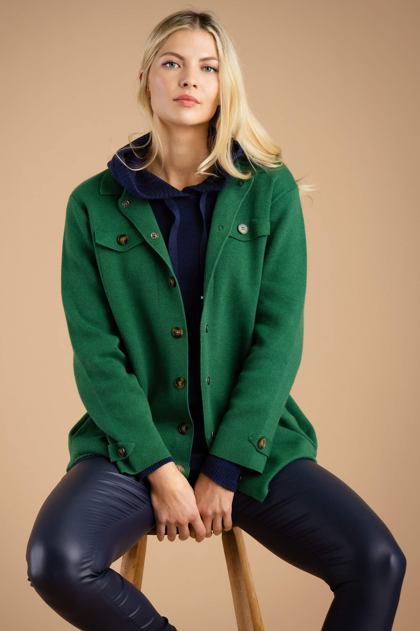 Green shop overshirt jacket