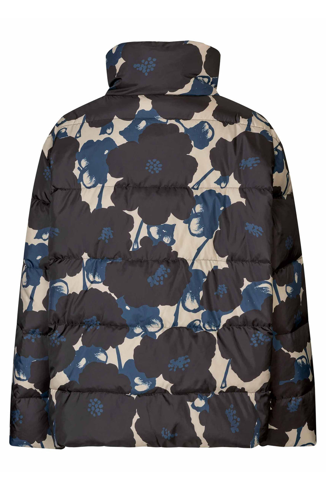 Masai Copenhagen MaTiara Moonlit Ocean Flower Print Down Coat 1009498 - Experience Boutique