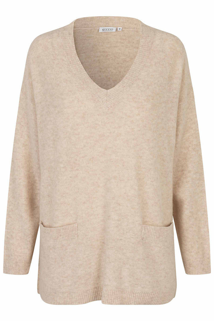 Masai MaFauniel Light Beige Wool Jumper 1009481 - Experience Boutique