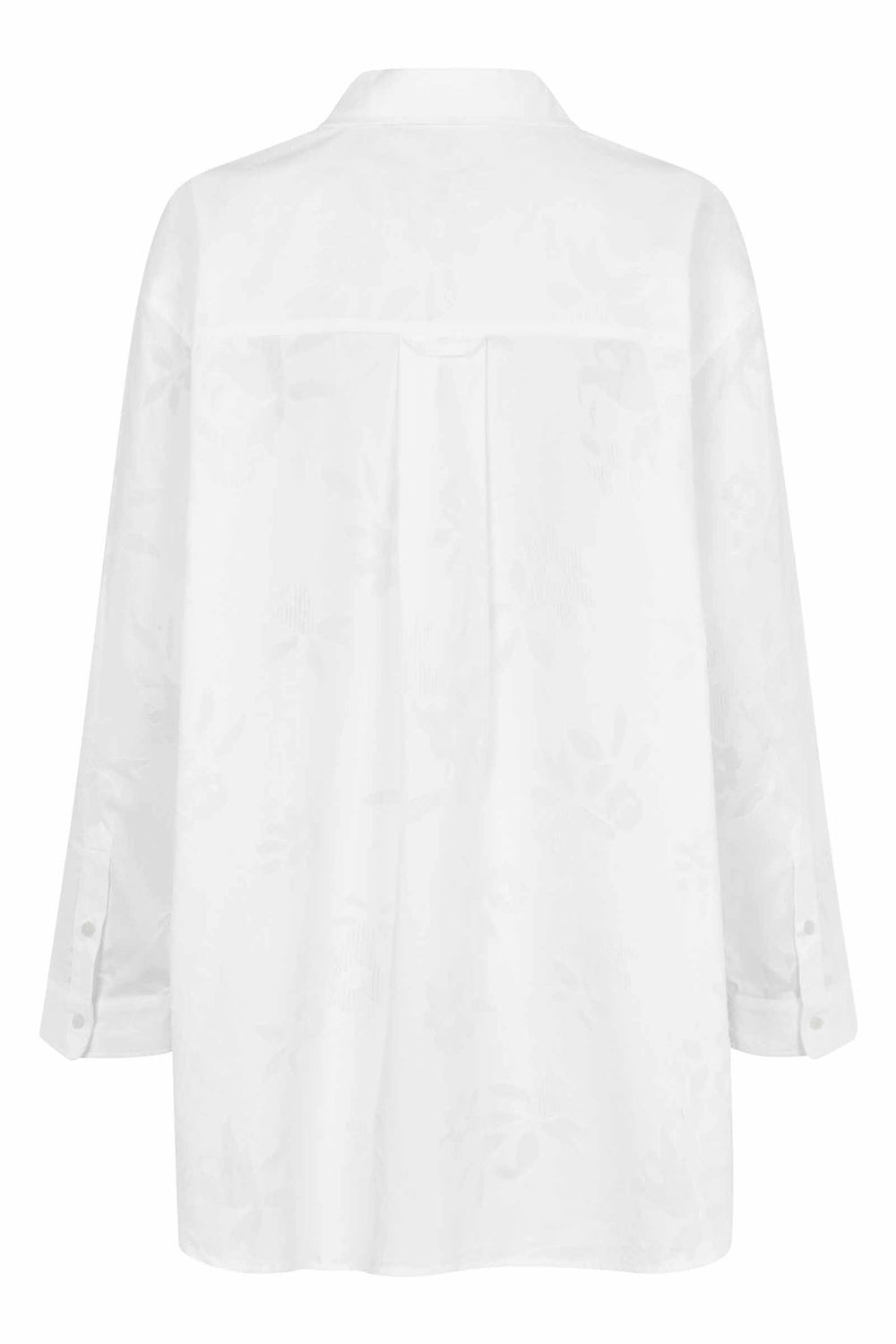 Masai Maldette White Jacquard A-Line Shirt 1009503 - Experience Boutique