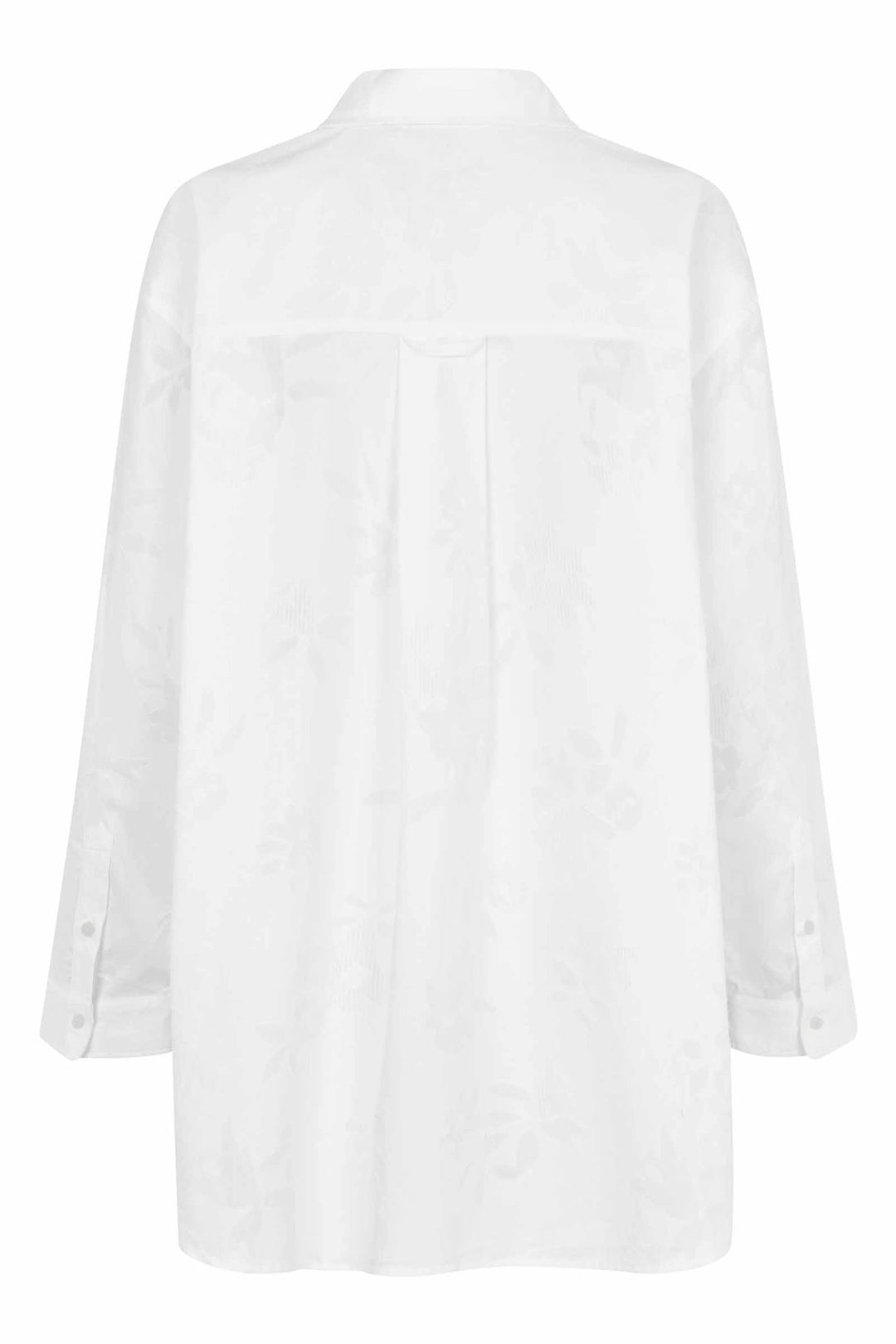 Masai Maldette White Jacquard A-Line Shirt 1009503 - Experience Boutique