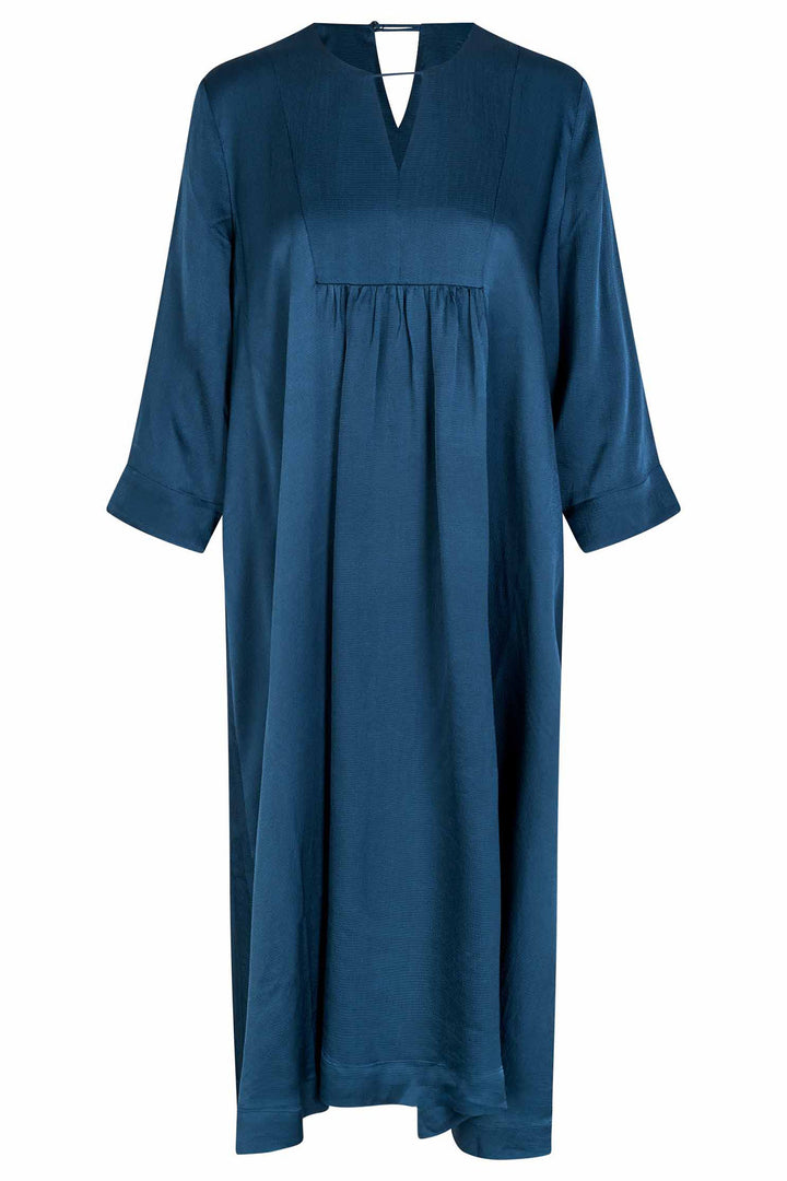 Masai MaNadyne Moonlit Ocean Blue Sateen Dress 1009565 - Experience Boutique