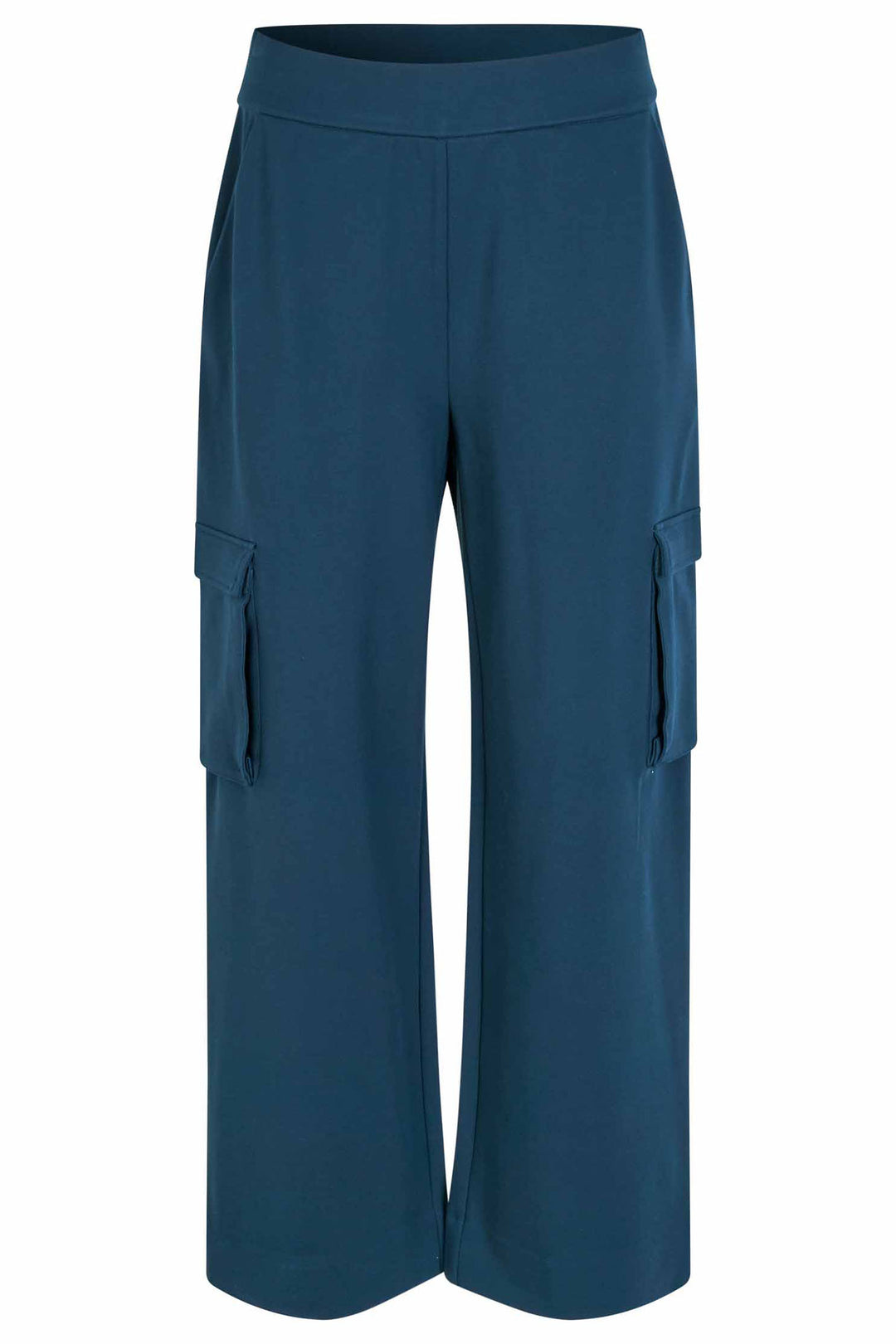 Masai MaPerpetua Moonlit Ocean Wide Leg Ponto Di Roma Trousers 1009733 - Experience Boutique