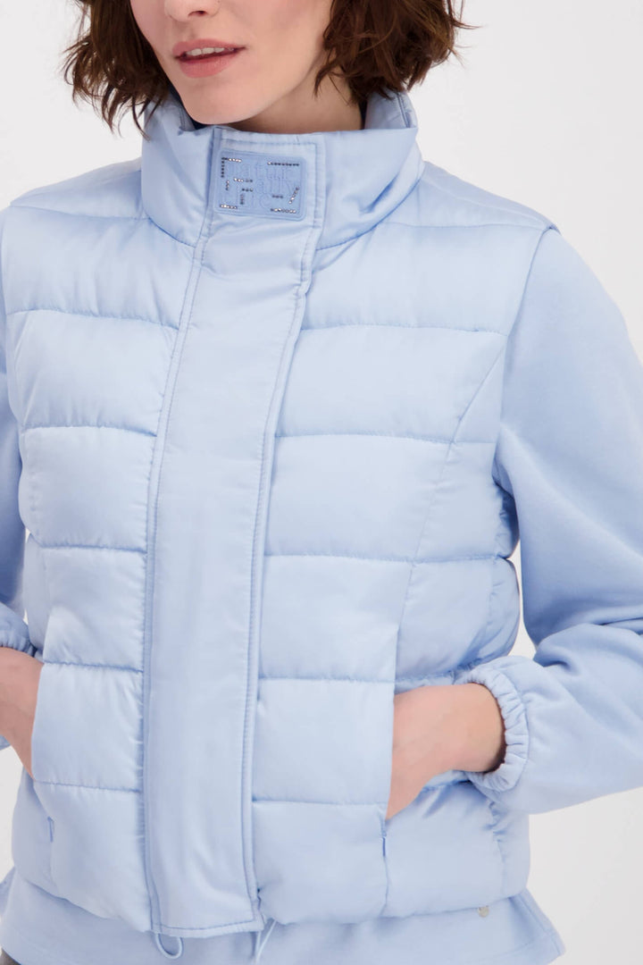Monari 806556 Sky Blue Padded Gilet - Experience Boutique