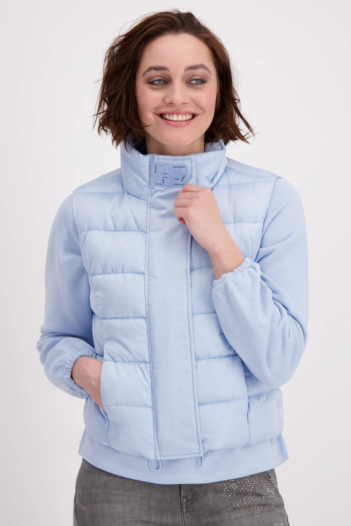 Monari 806556 Sky Blue Padded Gilet - Experience Boutique