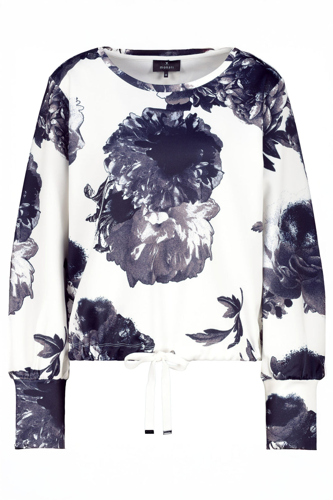 Monari Deep Ocean Print Jumper 409361 - Experience Boutique