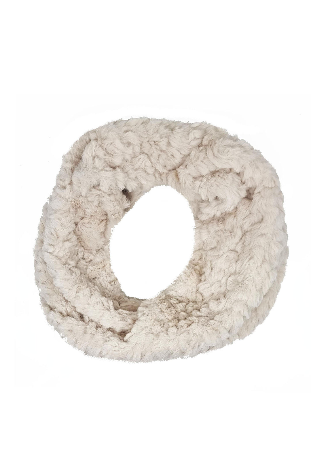 Nooki Cream Faux Fur Snuggy Snood - Experience Boutique