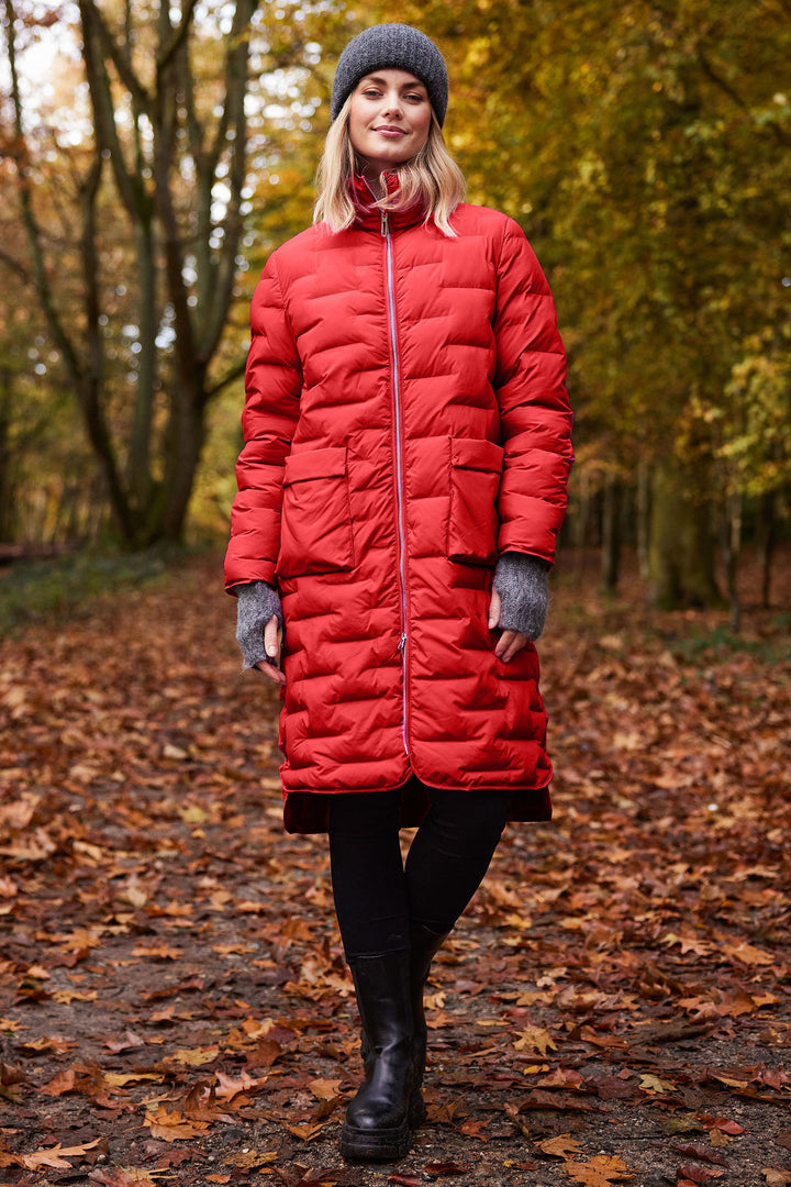 Normann 2234 216 46 Red Padded Coat