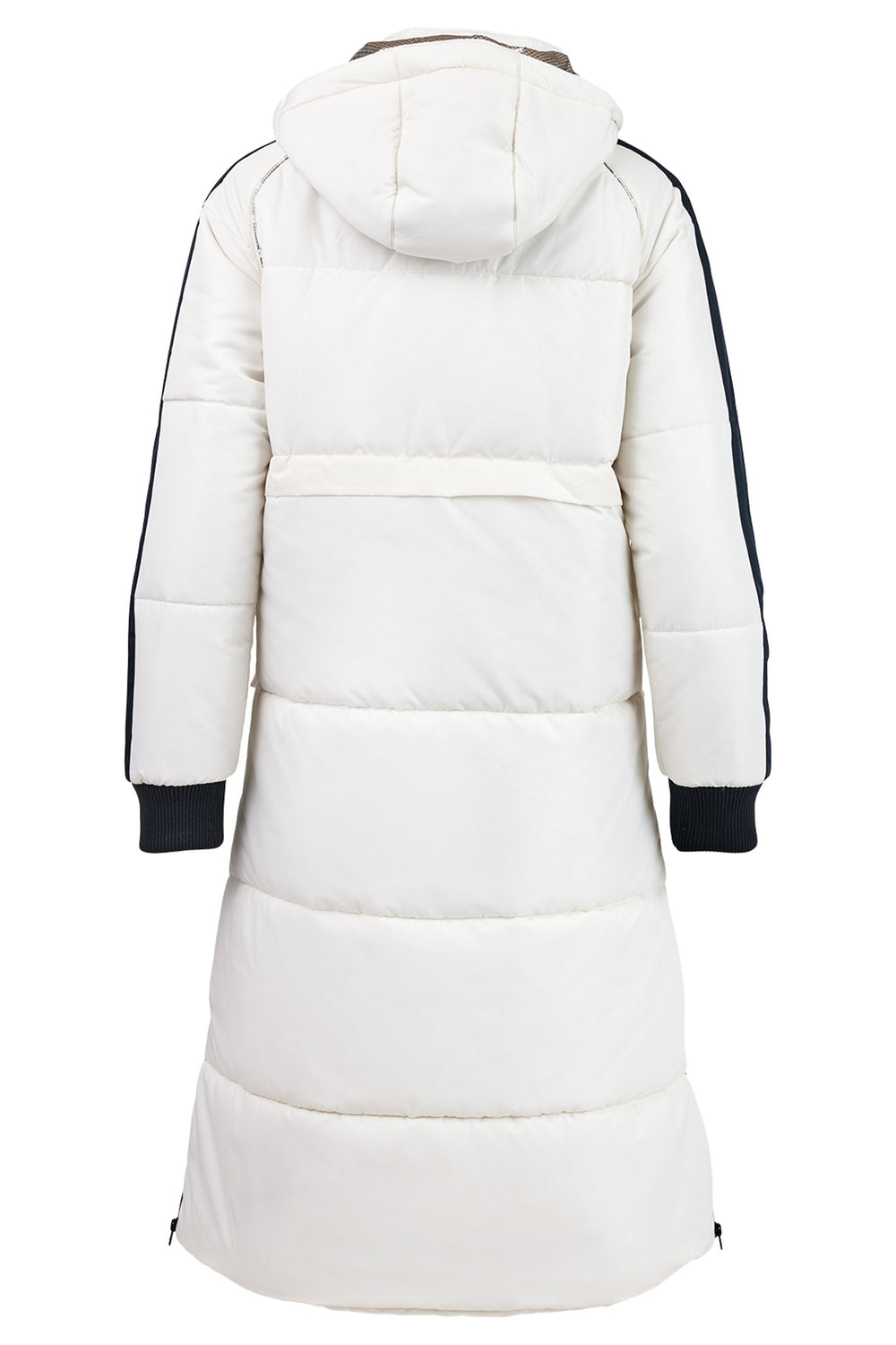 Normann 242-02154 11 Off-White Water Resistant Hooded Coat - Experience Boutique