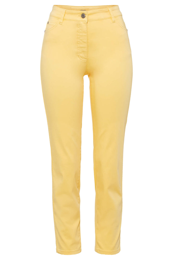 Olsen 14000625 Sunshine Yellow Mona Slim Power Stretch Jeans - Experience Boutique