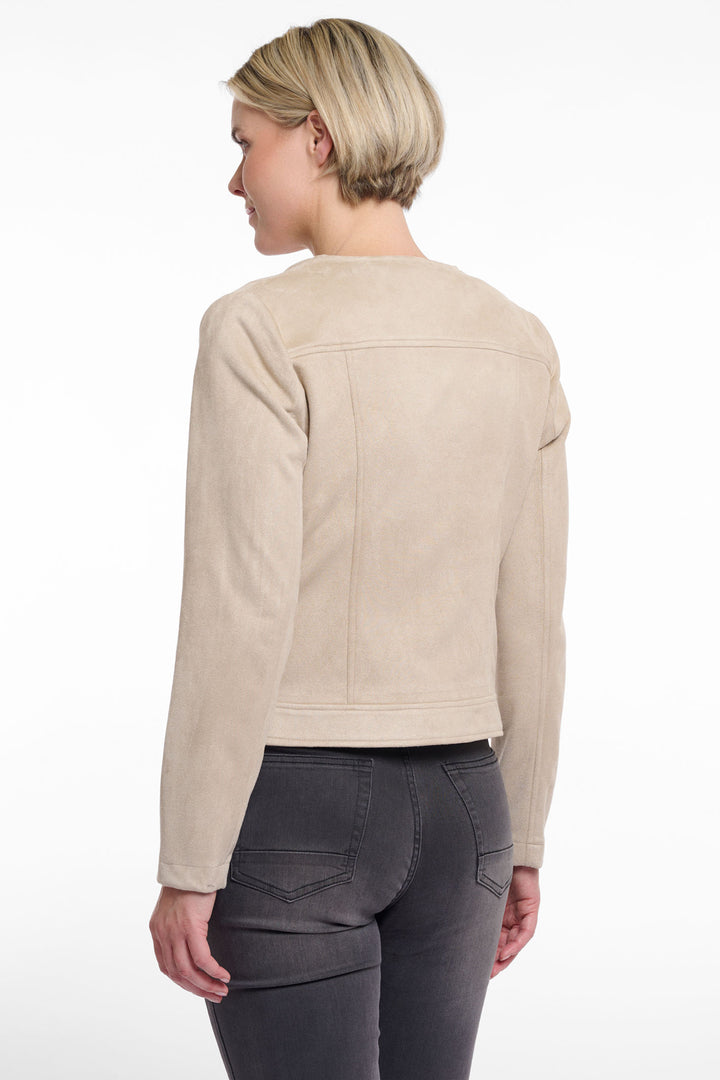 Rino & Pelle Badia Jacket With Zip Closure Desert Beige 7002521 - Experience Boutique