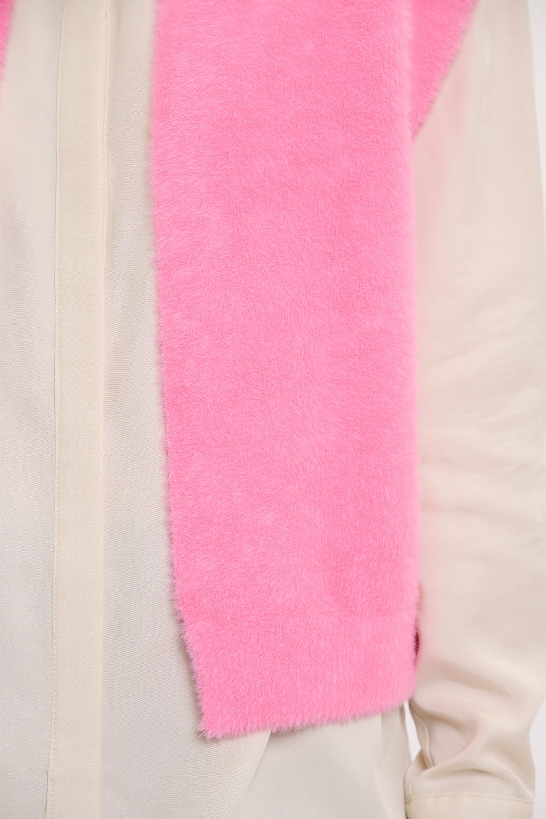 Rino & Pelle Elona Waistcoat Super Soft Knit Bright Pink 5002521 - Experience Boutique