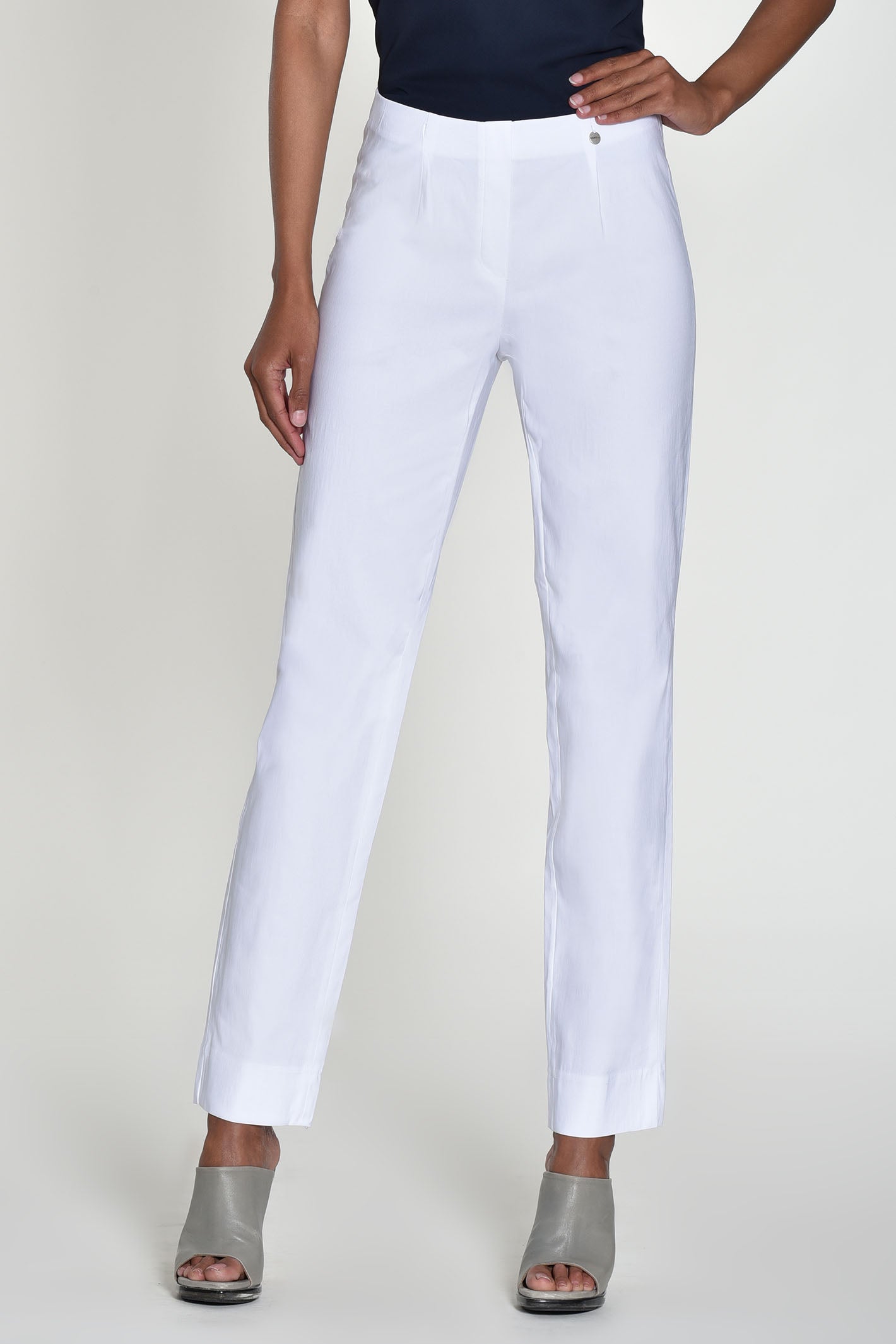 Robell 51412 5499 10 White Marie Trousers 78cm – Experience