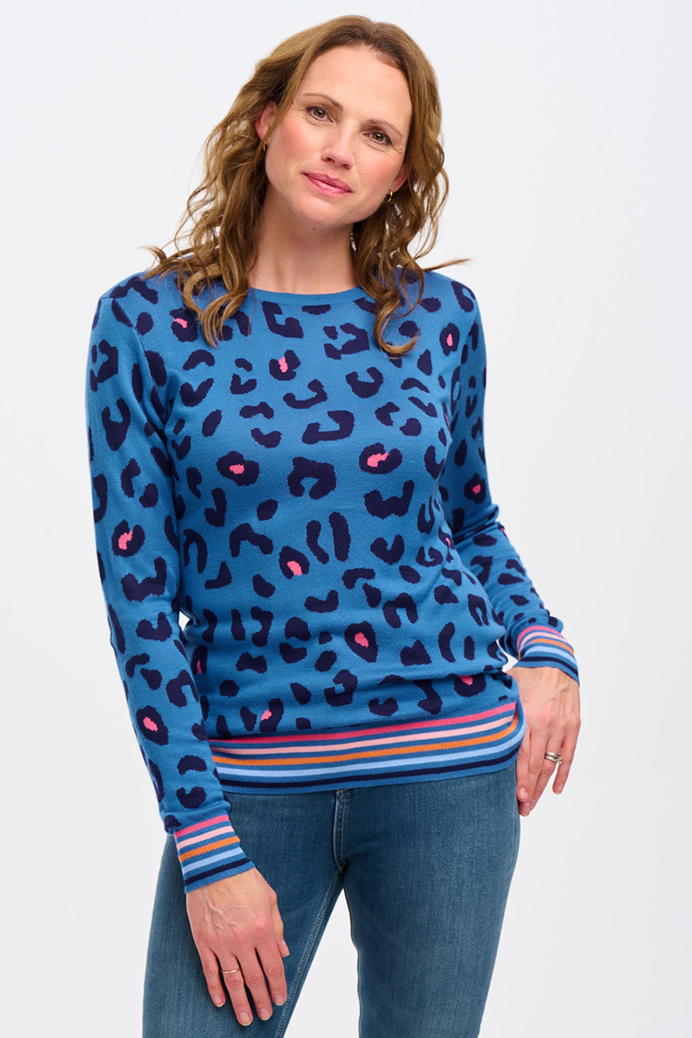 Leopard sweater outlet boutique