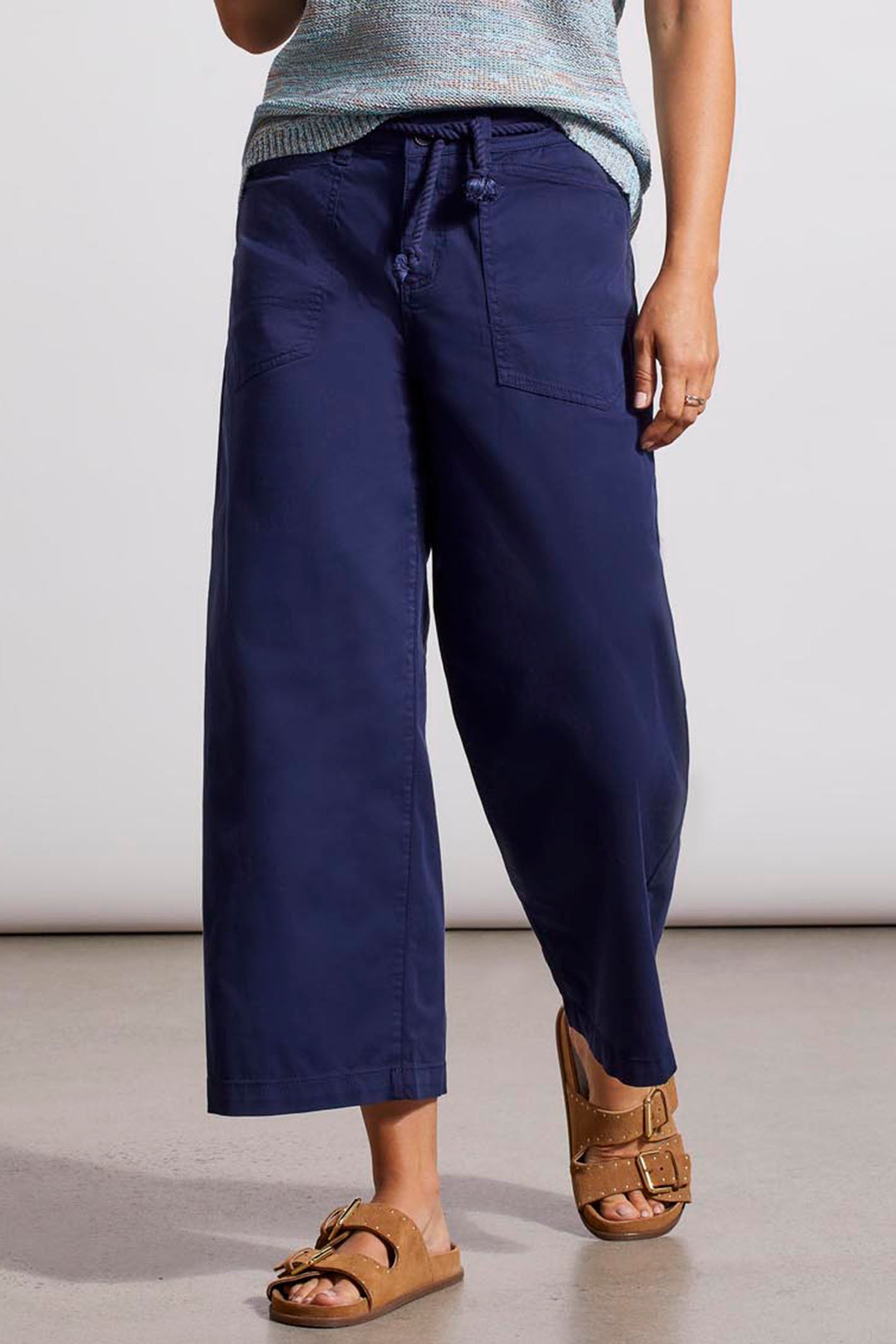 Cotton Rich Slim Fit Cropped Trousers | Seasalt Cornwall | M&S