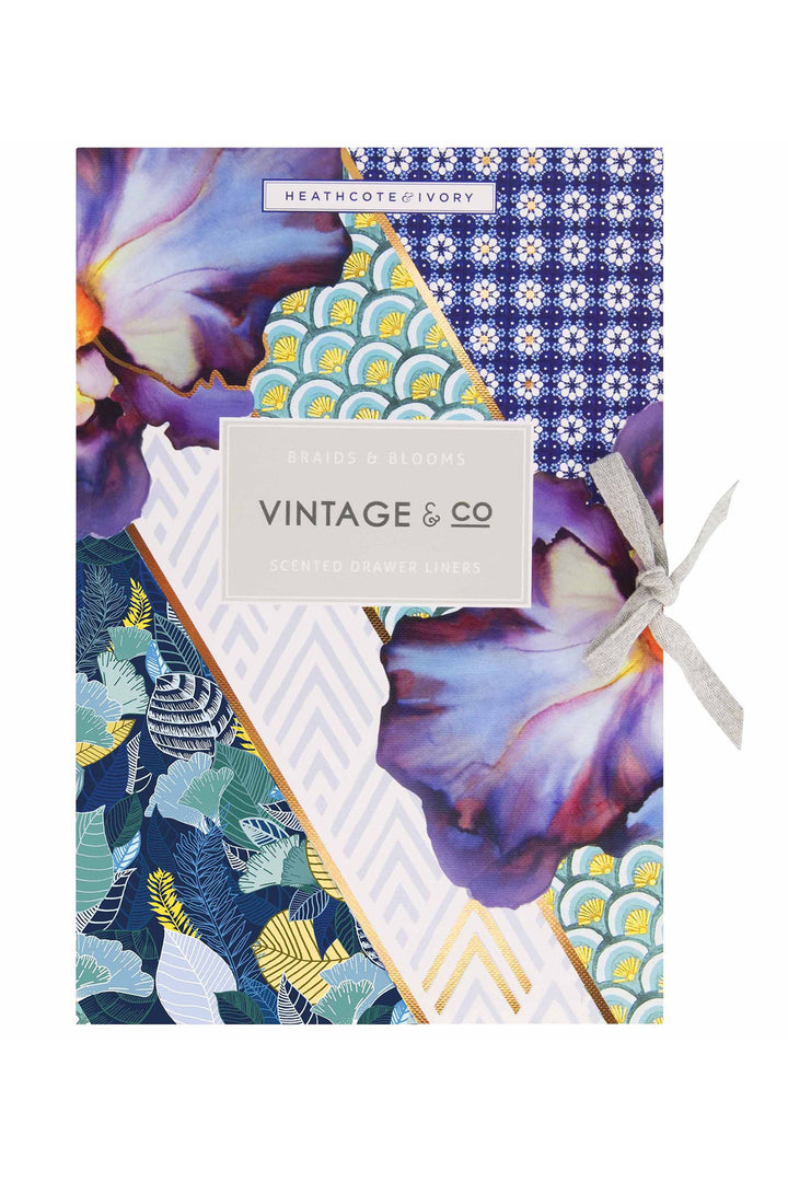 Vintage & Co Braids & Blooms Scented Drawer Liners - Experience Boutique