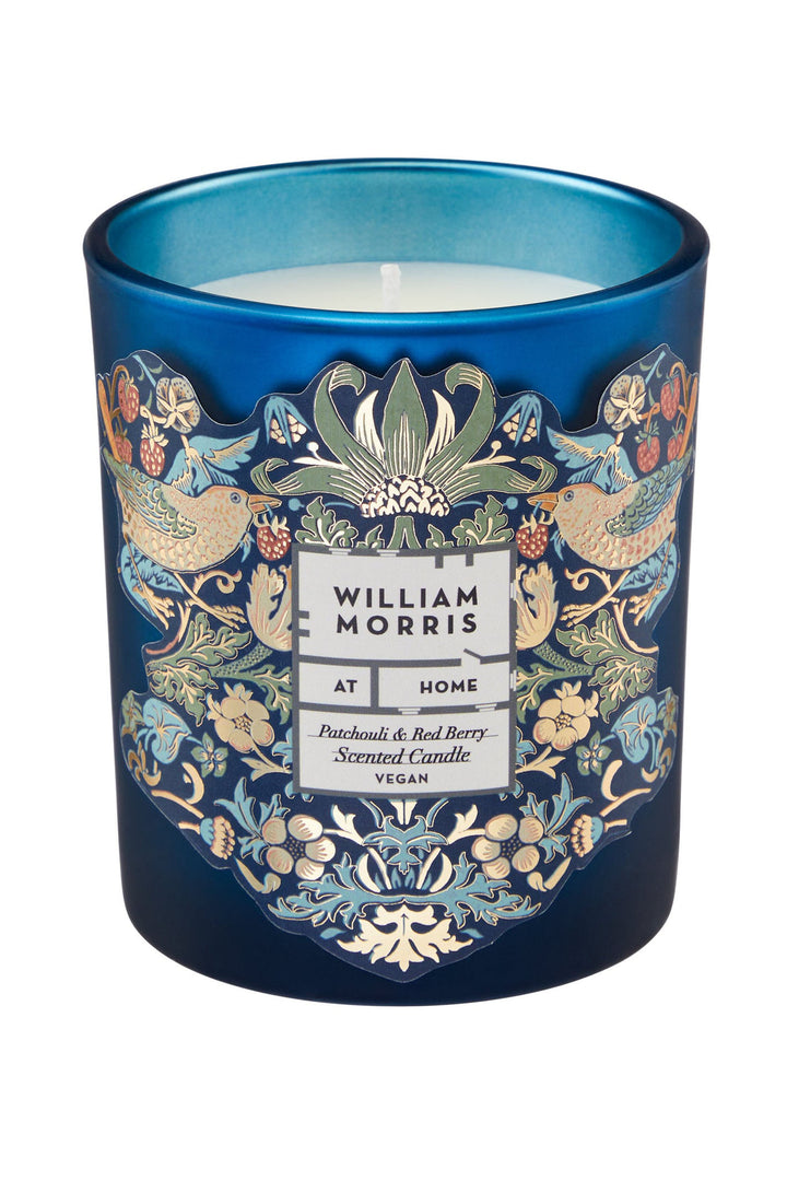 William Morris Strawberry Thief Boxed Scented Candle - Experience Boutique