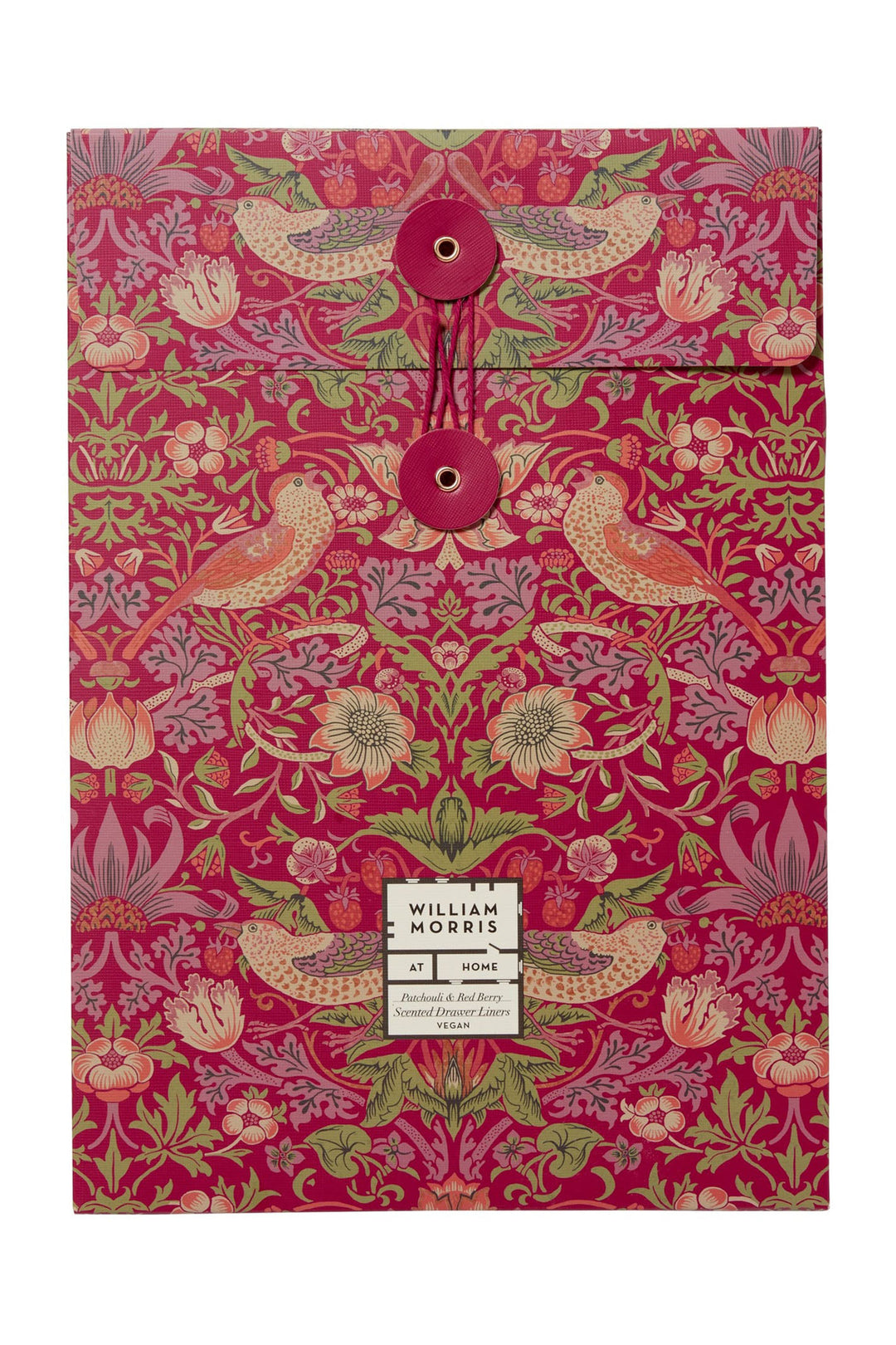 William Morris Strawberry Thief Patchouli & Red Berry Scented Drawer Liners - Experience Boutique