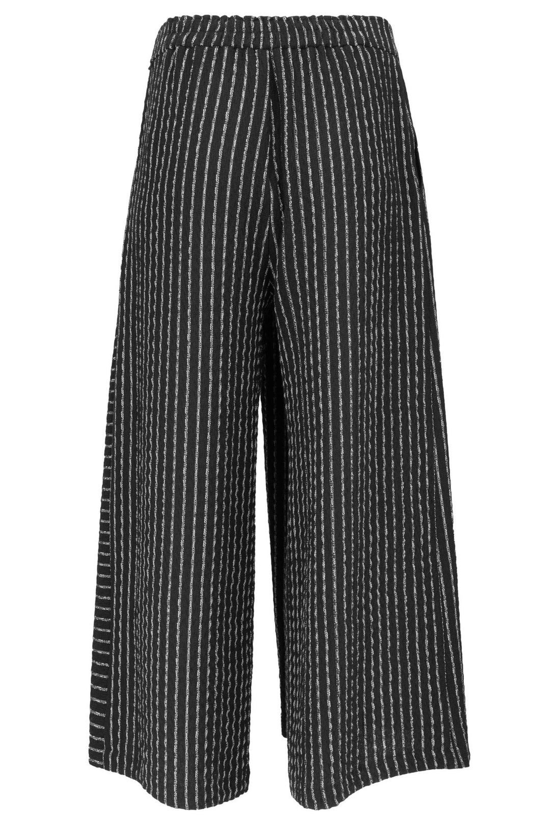 XD Xenia Design Joso Pinstripe Culotte Trousers Monochrome - Experience Boutique