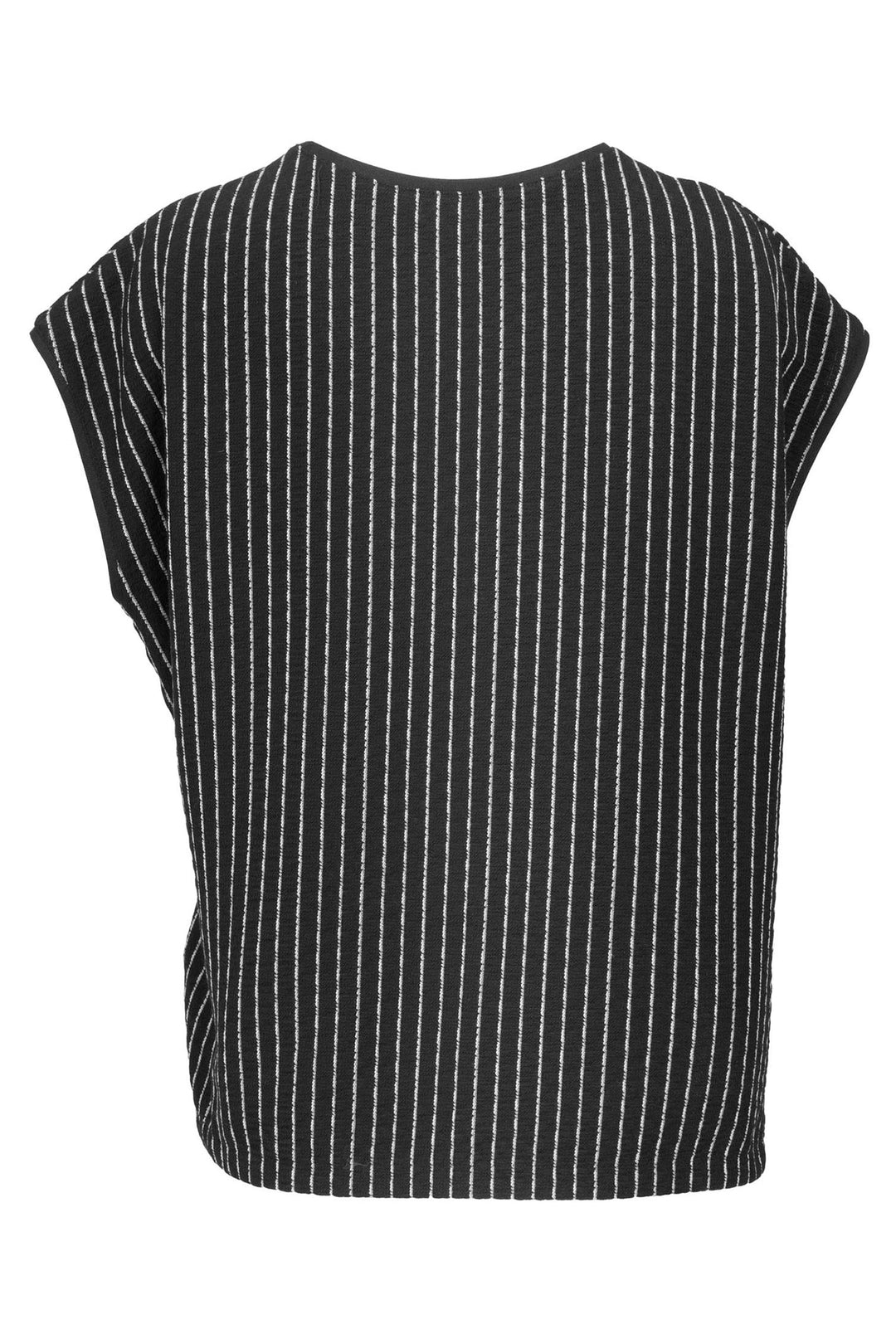 XD Xenia Design Juci Pinstripe Top Monochrome - Experience Boutique