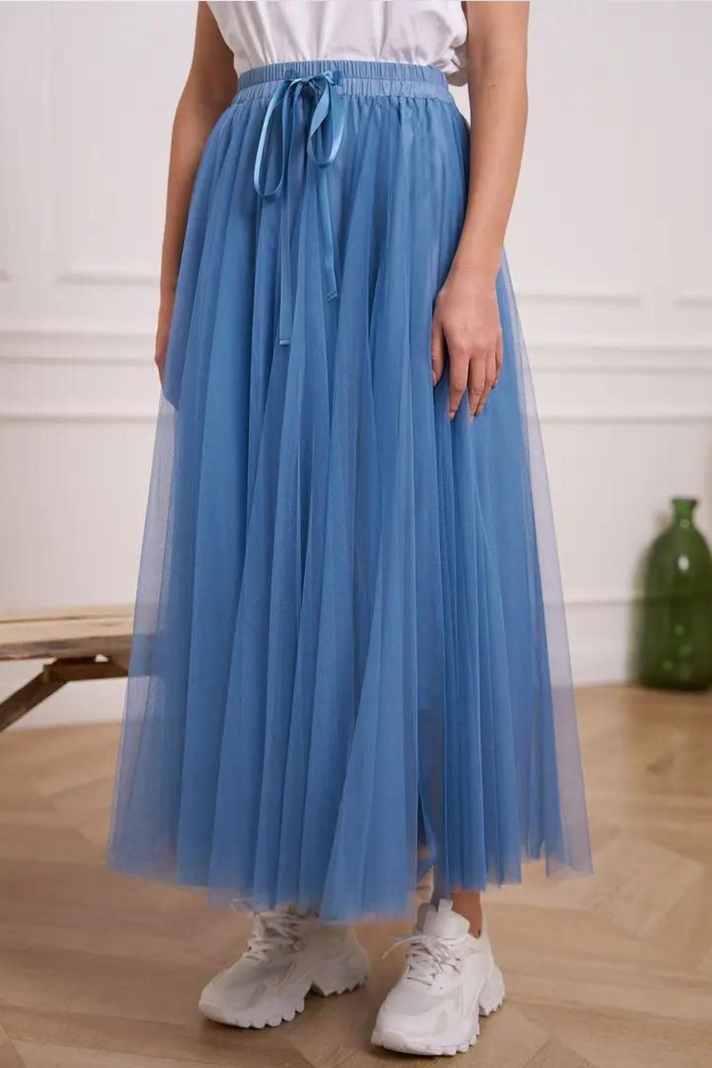 Blue tulle skirt clearance uk