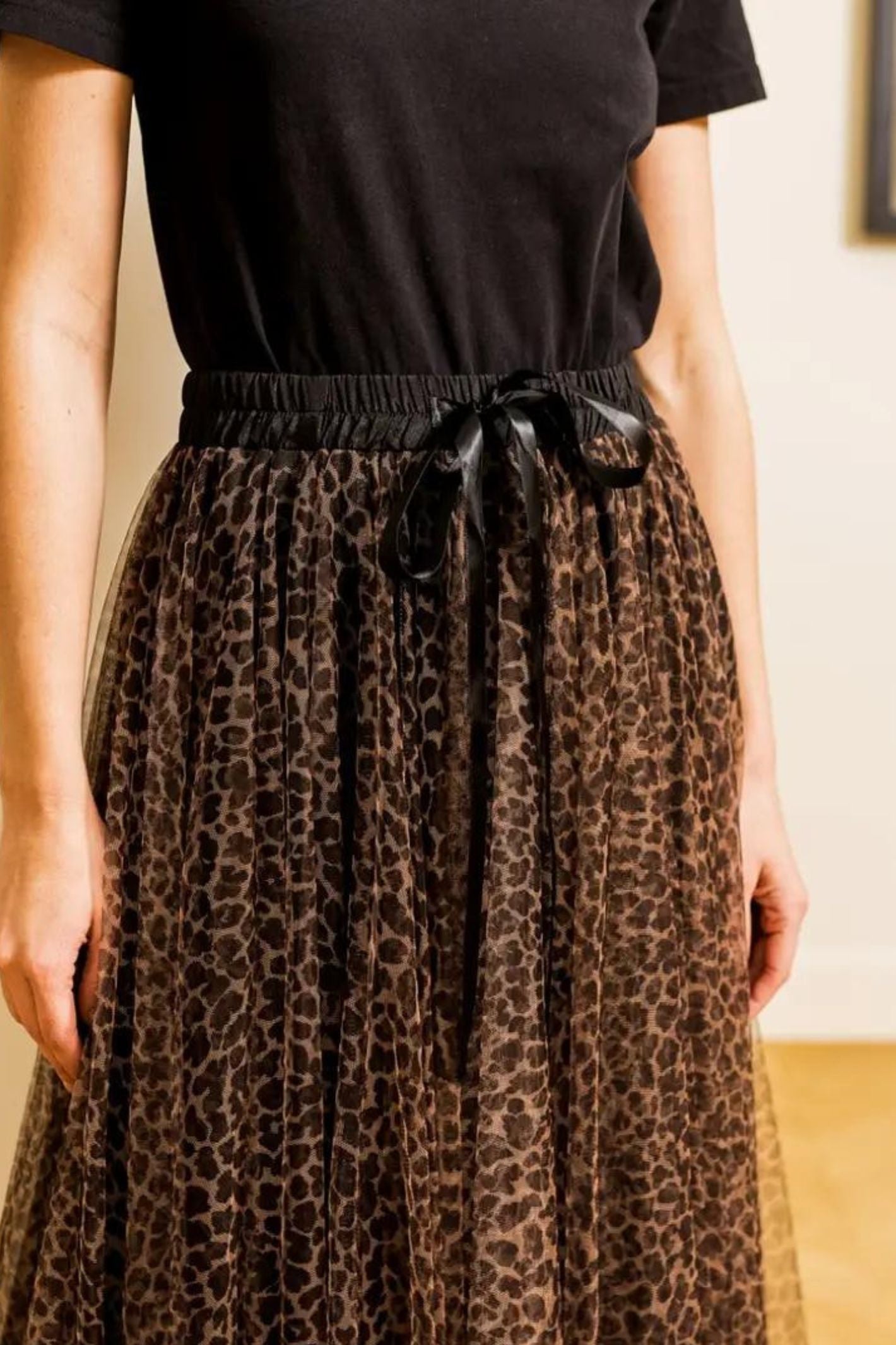 Leopard tulle outlet skirt